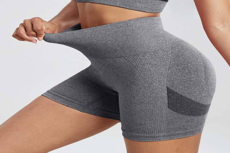 Seamless workout shorts